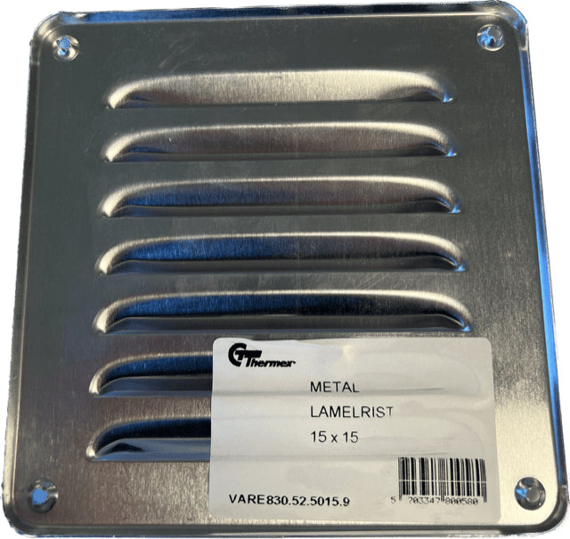 Thermex 830.52.5015.9 metal lamelrist 15x15 cm