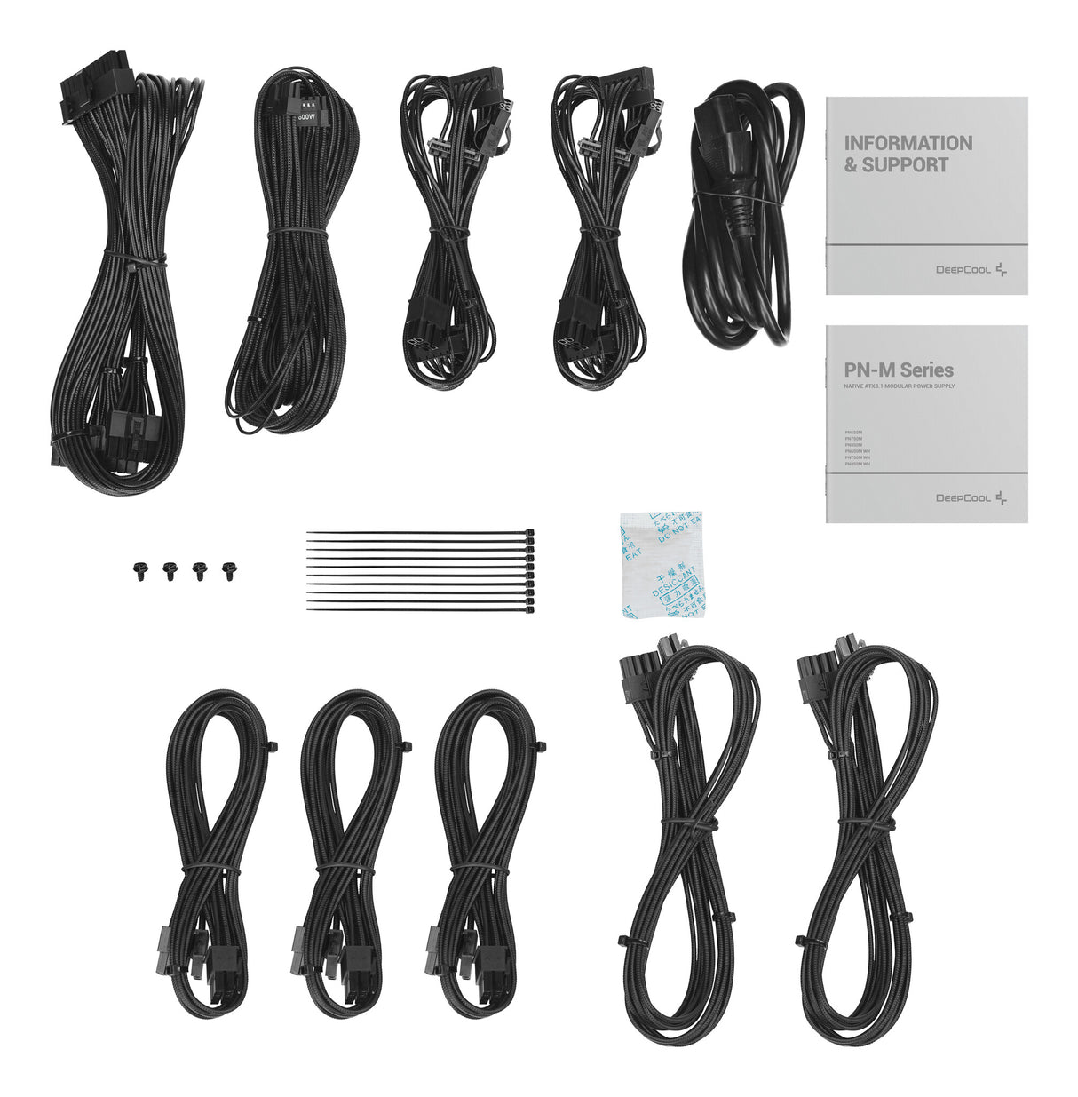 DeepCool PN850M enhed til strømforsyning 850 W 20+4 pin ATX ATX Sort