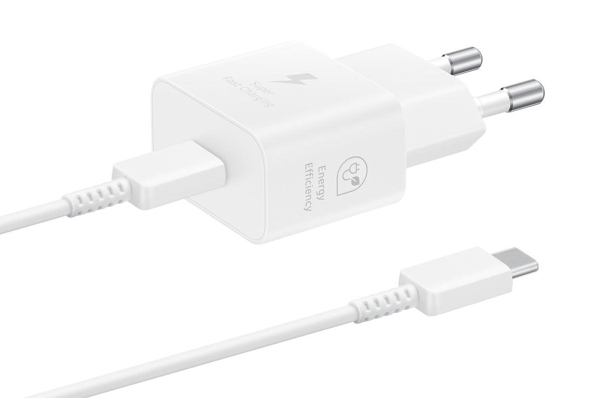 Samsung EP-T2510 Smartphone Hvid Vekselstrøm, USB Hurtig opladning Indendørs