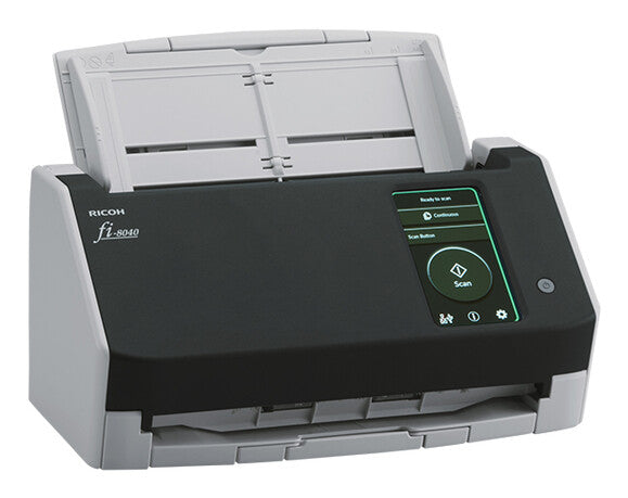 Ricoh fi-8040 ADF + manuel indføringsscanner 600 x 600 dpi A4 Sort, Grå