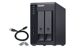 QNAP TR-002 drevkabinet HDD/SSD kabinet Sort 2.5/3.5"