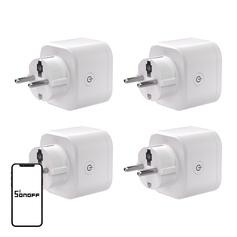 SONOFF S61s Matter Eksternt stik via Wi-Fi, 4-pakke