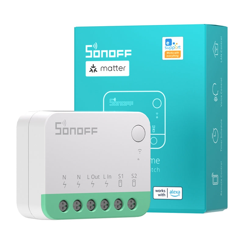 SONOFF MINIR4M (Extreme) Matter Switch, 2-pakke