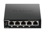 D-Link DGS-1005P/E netværksswitch Ikke administreret Gigabit Ethernet (10/100/1000) Strøm over Ethernet (PoE) Sort