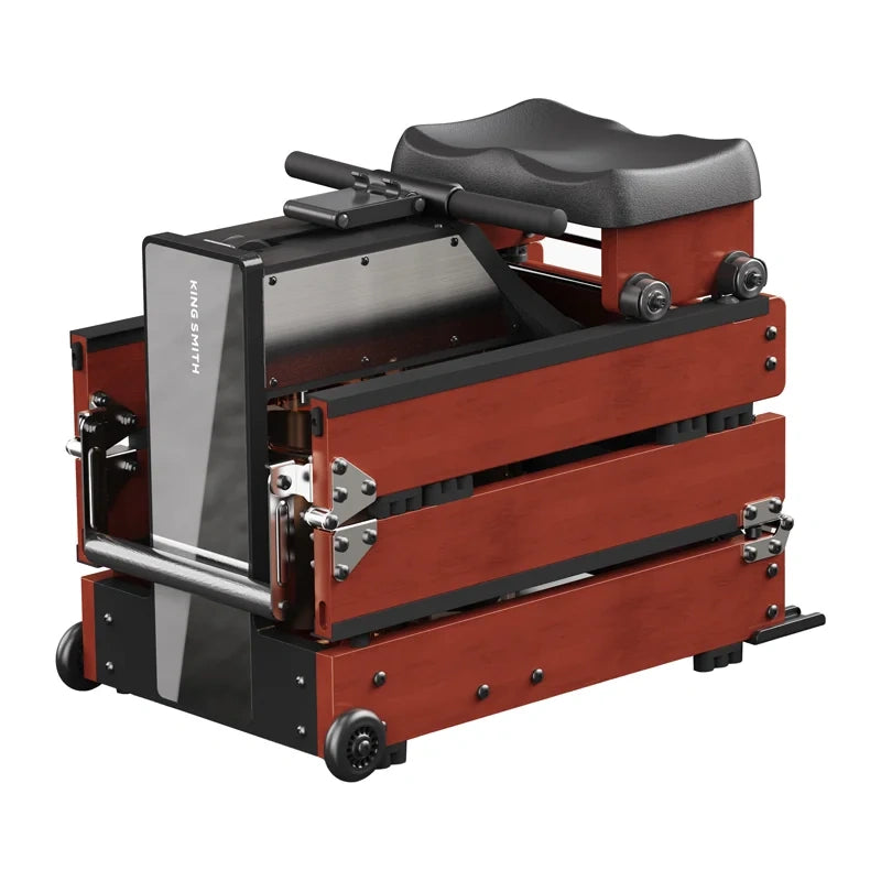 KINGSMITH WM10 PRO Folding Rowing Machine (Red Oak)