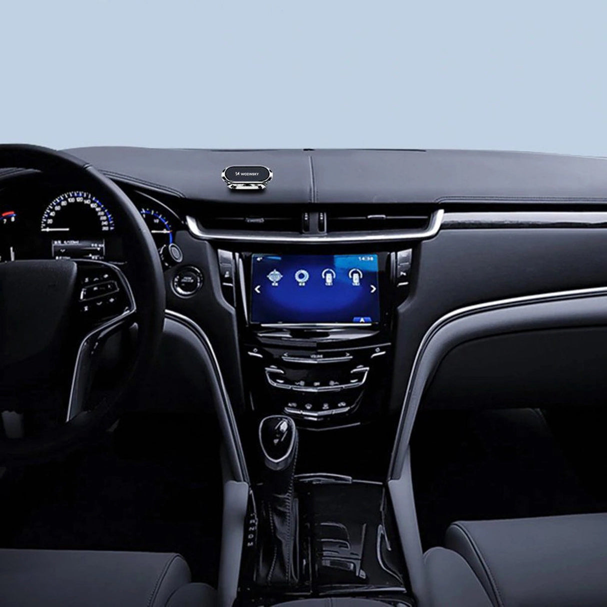 Wozinsky selvklæbende magnetisk 360 Car Dashboard Mount Silver (WMH-06)