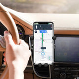 Wozinsky biltelefonholder gravitation til ventilationsgrill sort (WCH-05)