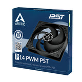 ARCTIC P14 PWM PST Fan 1-pack Sort 140 mm