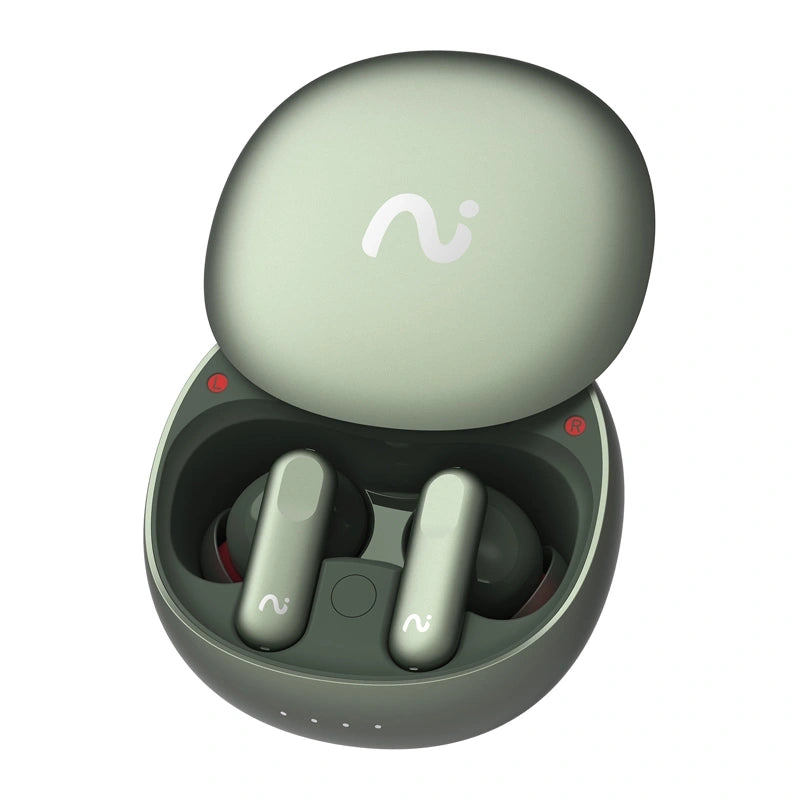 VIAIM Nano+ AI Earbuds med taleoptager (grøn)