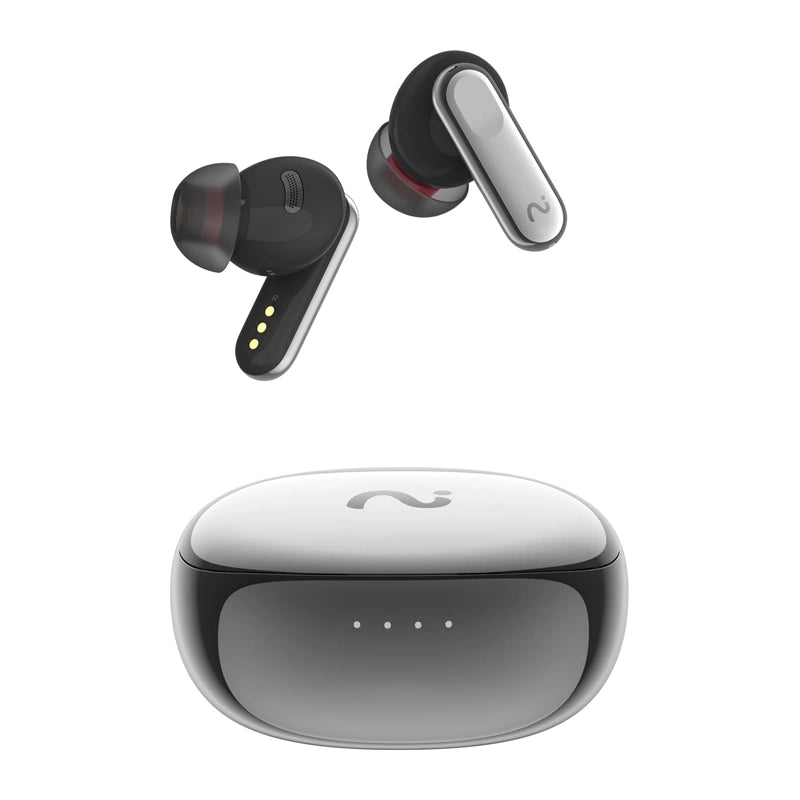 VIAIM Nano+ AI Earbuds med taleoptager (Silver)