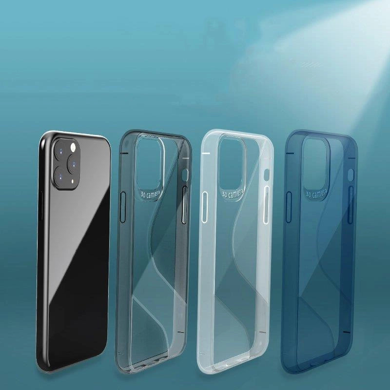 S-Case Fleksibel Cover TPU Case til Huawei P40 Lite E sort
