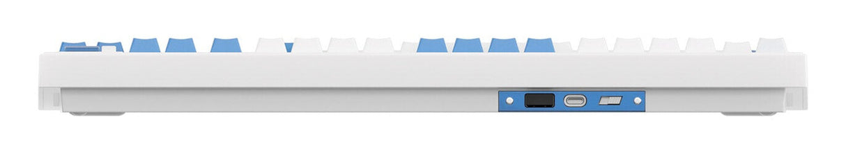 Akko Glacier 5098B tastatur Spil USB + RF Wireless + Bluetooth QWERTY US engelsk Hvid