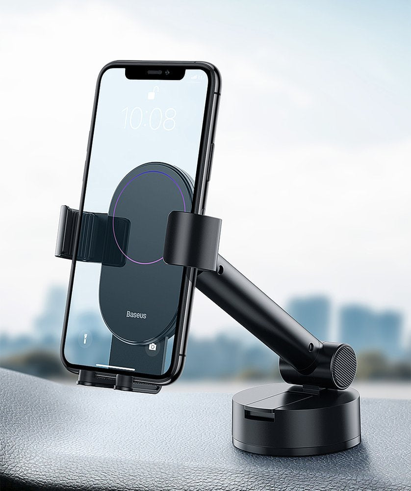 Baseus telescopic gravity car holder for the windshield black (SUYL-JY01)