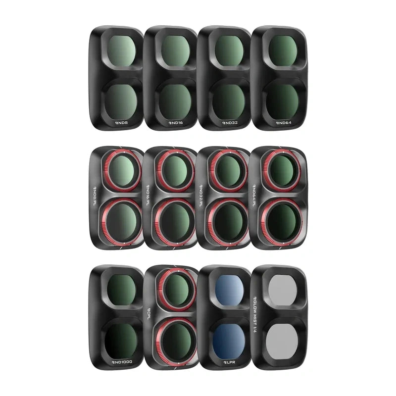 Freewell Filter Set til Osmo Pocket 4P, 12 styk set