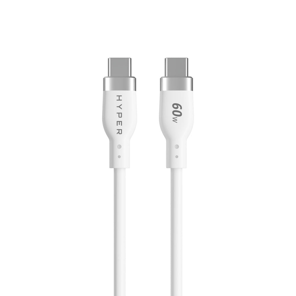 HYPER HyperJuice USB-kabel USB 2.0 1,5 m USB C 60 W Hvid
