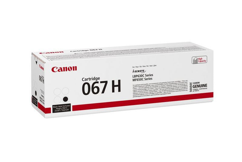 Canon 067H tonerpatron 1 stk Original Sort
