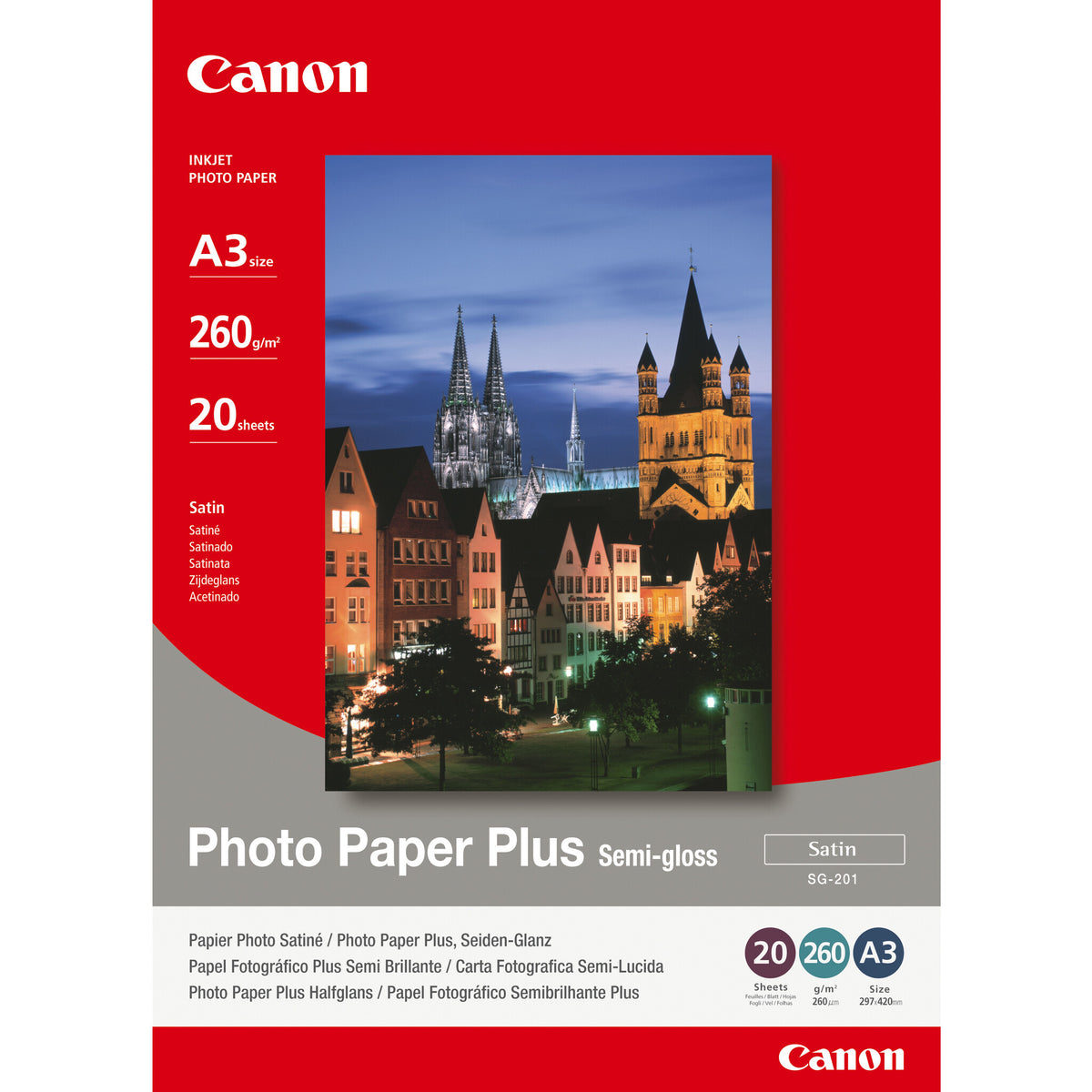 Canon 1686B026 fotopapir A3 Semi-glans