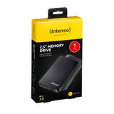Intenso Memory Drive, 1TB ekstern harddisk 5400 rpm 2.5" USB Type-A 3.2 Gen 1 (3.1 Gen 1) Sort