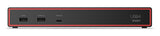 Lenovo ThinkPad USB4 Smart Dock 5500 with 135W Adapter Ledningsført Sort