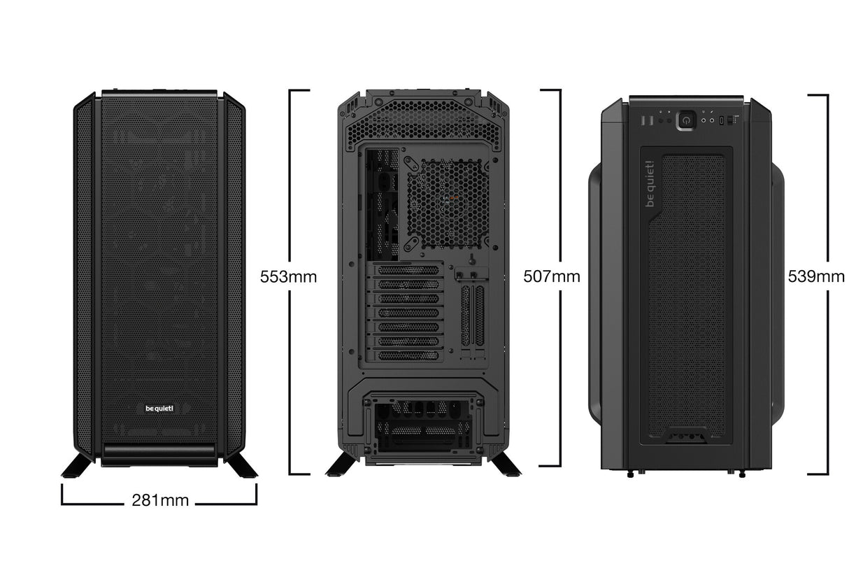 be quiet! Silent Base 802 Window Black Midi Tower Sort
