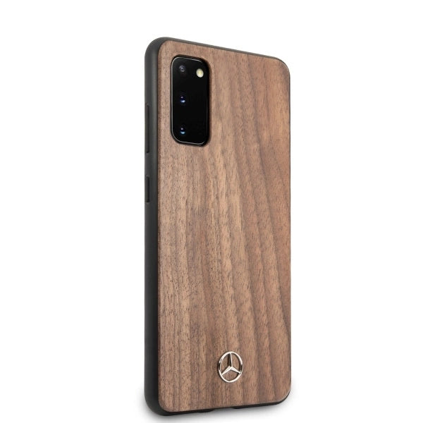Mercedes MEHCS62VWOLB S20 G980 Hardcase brązowy/brown Wood Line Walnut