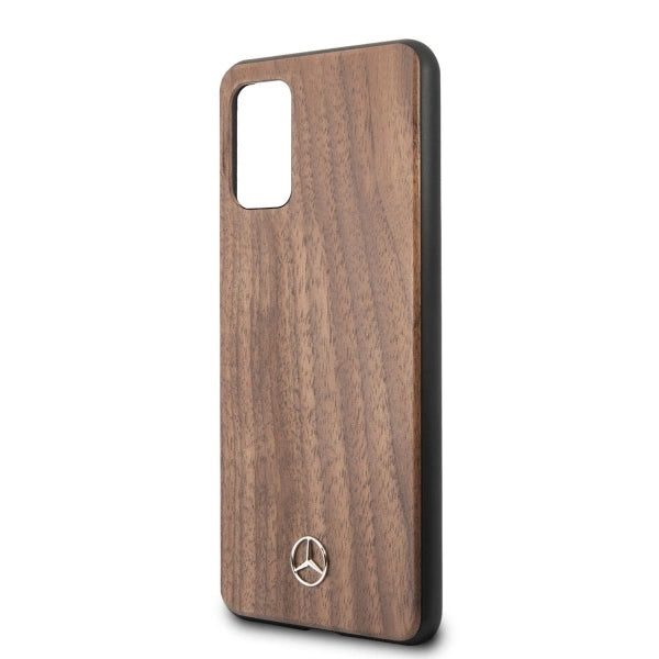 Mercedes MEHCS67VWOLB S20+ G985 Hardcase brązowy/brown Wood Line Walnut