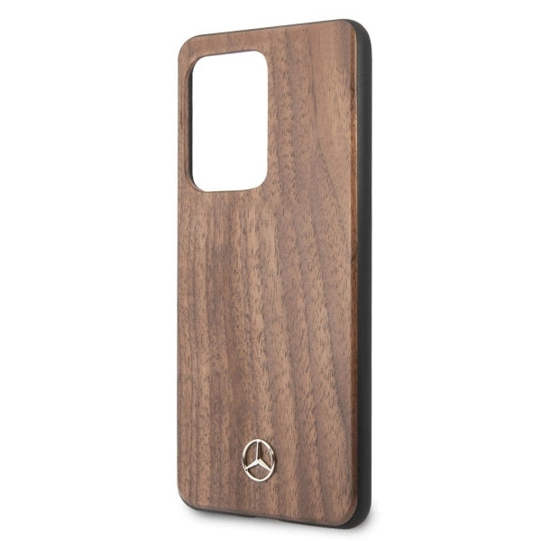Mercedes MEHCS69VWOLB S20 Ultra G988 Hardcase brązowy/brown Wood Line Walnut