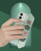 Kingxbar Sweet Series-huse dekoreret med originale Swarovski krystaller iPhone 12 mini blå