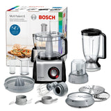 Bosch MC812M844 foodprocessor 1250 W 3,9 L Sort, Rustfrit stål