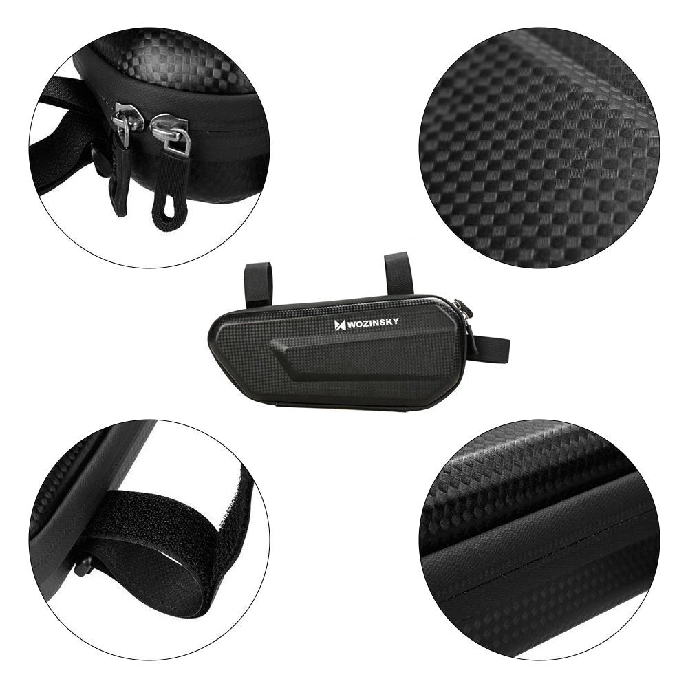 Wozinsky cykelrammesæk 1,5 l sort (WBB10BK)