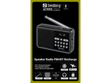 Sandberg 421-18 radio Bærbar Analog Sort