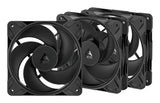 Arctic P12 Pro Reverse Fan 3-pack Sort 120 mm