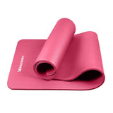 Wozinsky træningsmad 181 x 63 x 0,9 cm tyk gymnastik yoga mad rosa