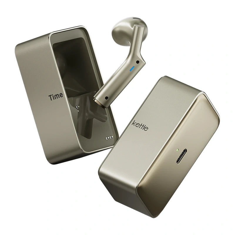TimeKettle W4 Plus TWS oversættelses øretelefoner (guld)