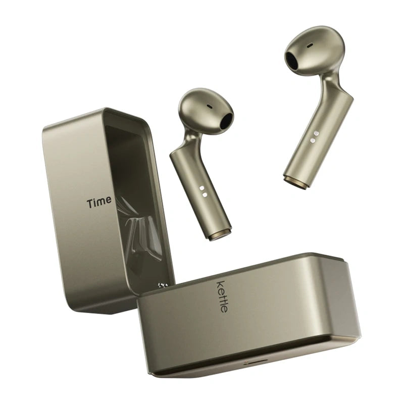 TimeKettle W4 Plus TWS oversættelses øretelefoner (guld)