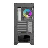 Computerkasse DarkFlash K430 + 6 ventilatorer (sort)