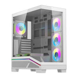 Computerkasse Darkflash K430 + vifter (hvid)