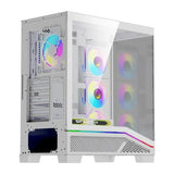 Computerkasse Darkflash K430 + vifter (hvid)