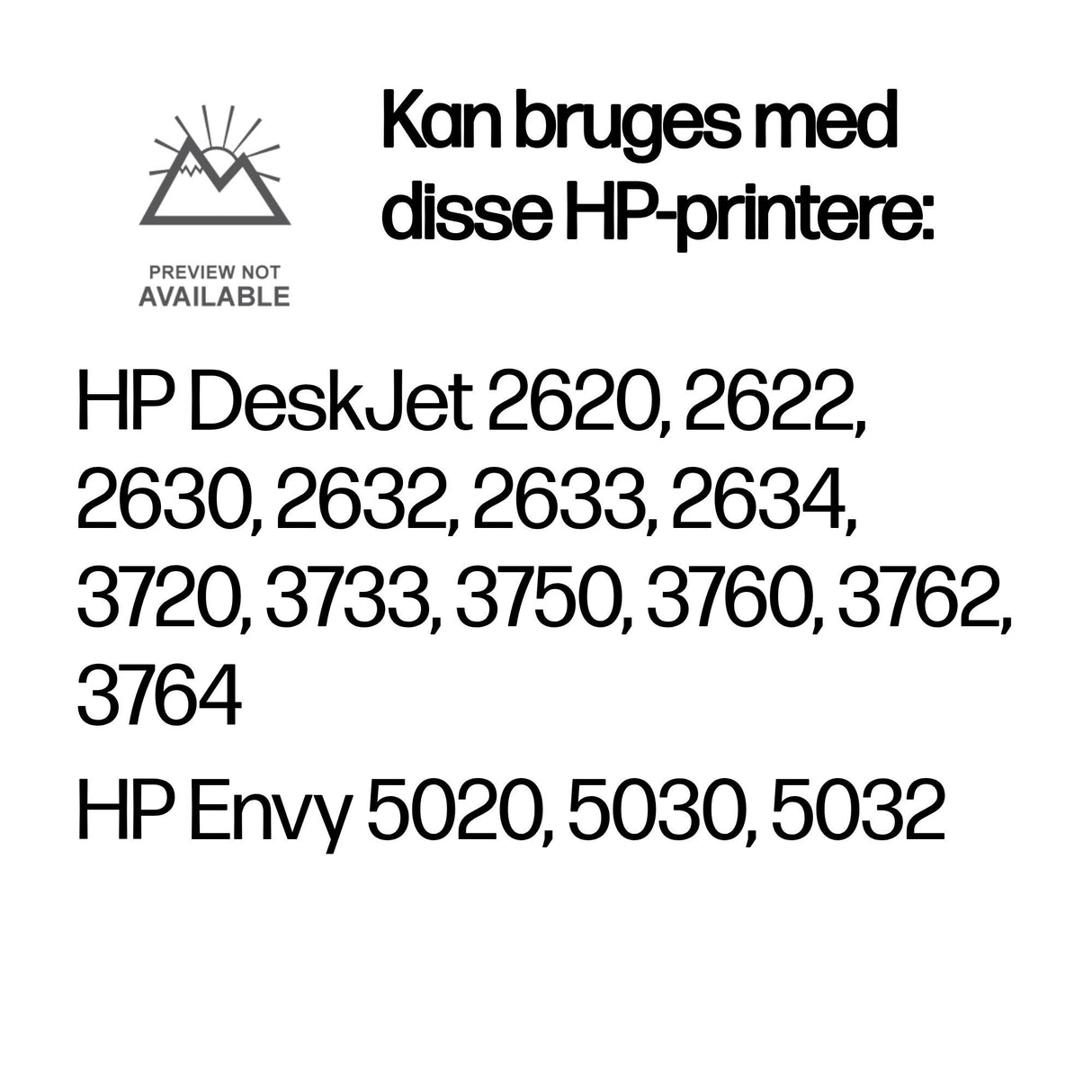 HP Original 304-blækpatron, sort