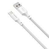 Baseus 2x USB-A - USB Type C kabel hurtig opladning Hurtig opladning 40 W 5 A 1,5 m - hvid (TZCATZJ-02)