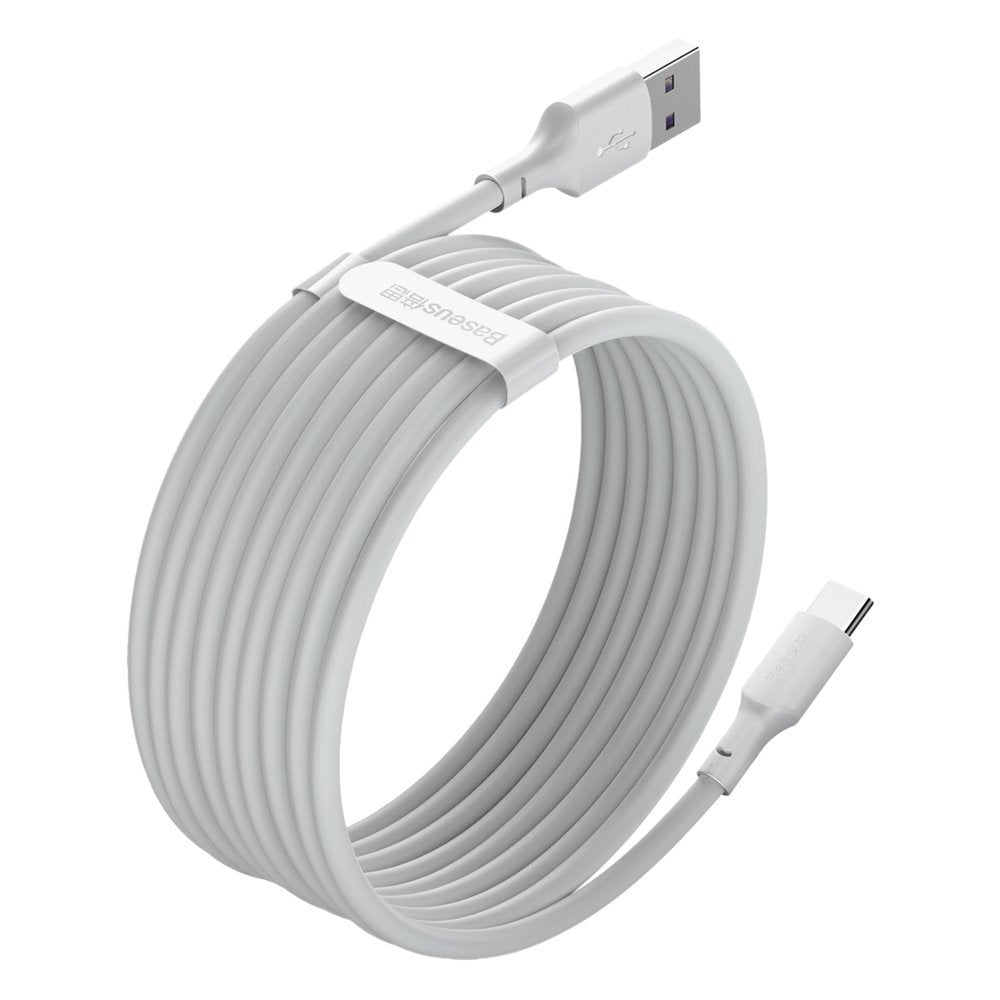 Baseus 2x USB-A - USB Type C kabel hurtig opladning Hurtig opladning 40 W 5 A 1,5 m - hvid (TZCATZJ-02)