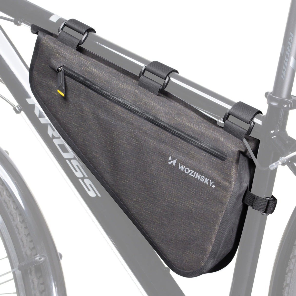 Wozinsky Bicycle Frame Bag 3.5L Gray (WBB15BK)