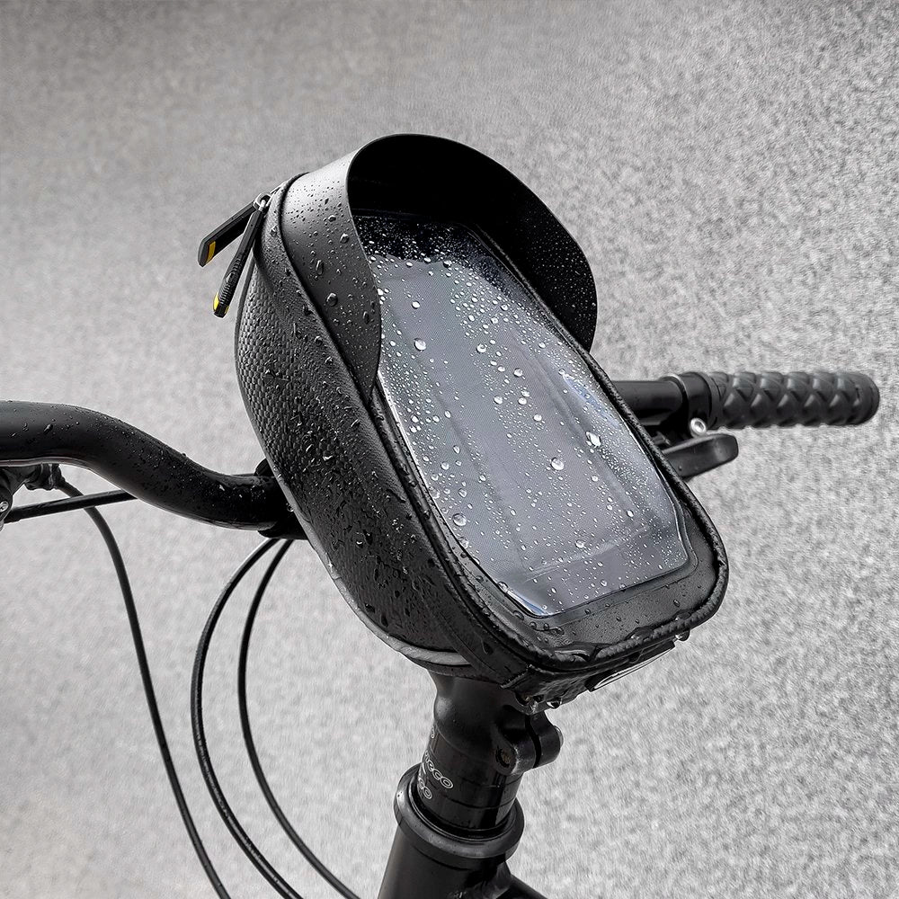 Wozinsky Bike Handlebar Bag with Phone Case 1L Black (WBB16BK)