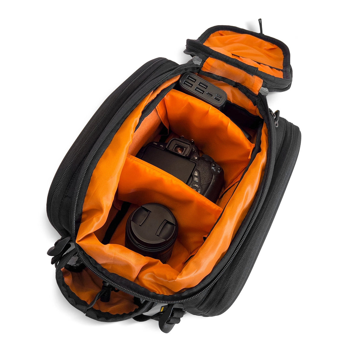 Wozinsky rummelig cykeltragetaske 35L (regn dække inkluderet) sort (WBB19BK)