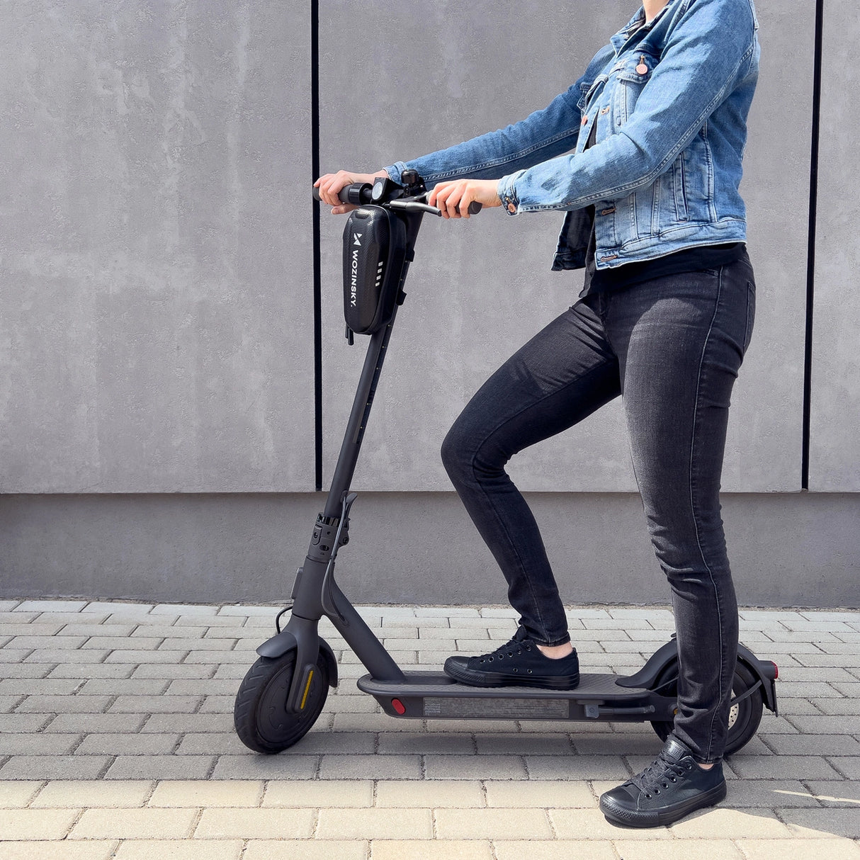 Wozinsky Waterproof Scooter Handlebar Bag 2L Black (WSB3BK)