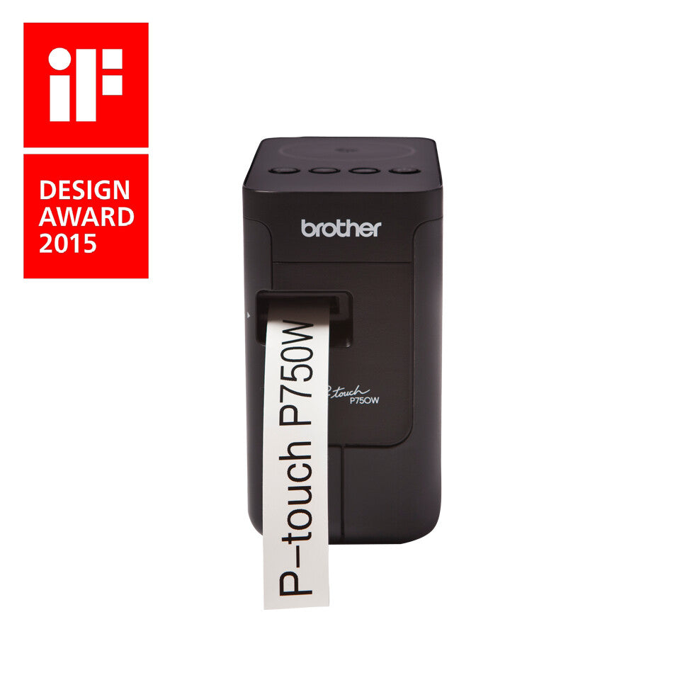 Brother PT-P750W etiketprinter 180 x 180 dpi 30 mm/sek. Kabel & trådløs HSE/TZe Wi-Fi