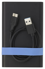 Verbatim Store'N'Go Enclosure Kit HDD/SSD kabinet Sort, Blå 2.5"