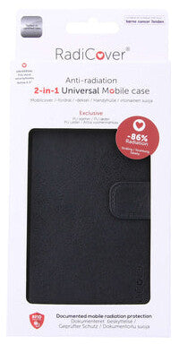 Radicover 587009 mobiltelefon etui 17 cm (6.7") Folie Sort