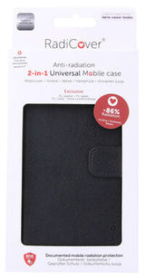 Radicover 587009 mobiltelefon etui 17 cm (6.7") Folie Sort