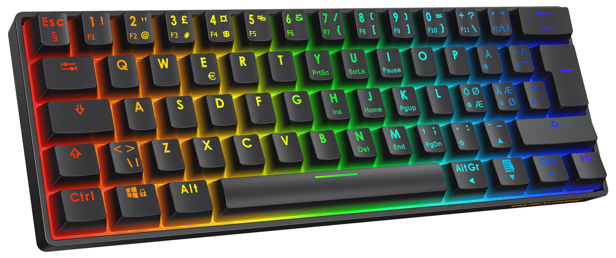 Deltaco Gaming DK470 60% mechanical keyboard, black